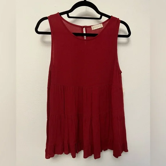 burgundy tank top dress Women's Small Burgundy Tank  Aiken Tack Exchange